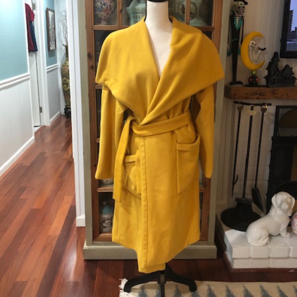 Anthropologie Capulet Fulton Robe Wool Coat